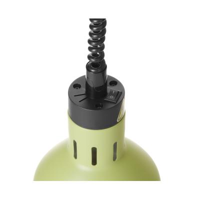 Výškově nastavitelná ohřívací lampa válcová, HENDI, Zelená, 230V/250W, ⌀175x(H)250mm | 273791